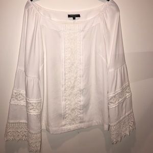 Nanette Lepore Bell Sleeve BoHo Top